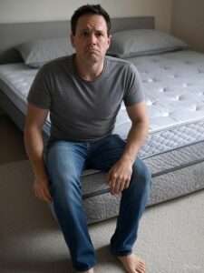homme matelas trop dur
